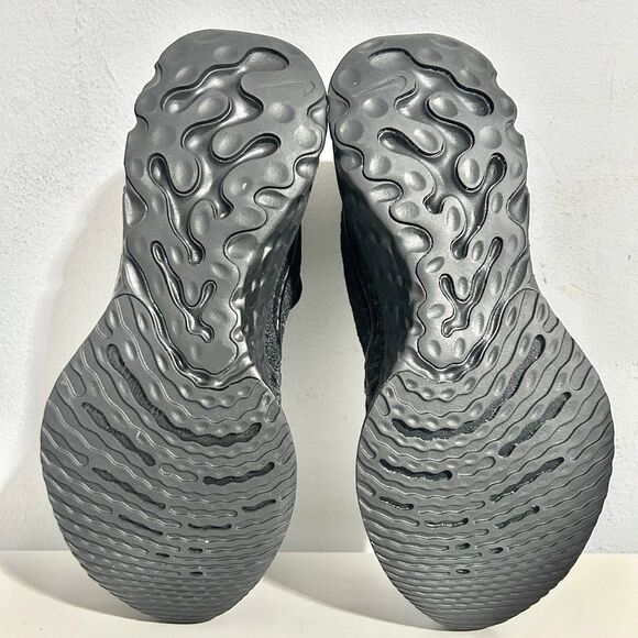 Nike React Infinity Run Flyknit 3 “Triple Black” Men’s Size 10.5 Running Shoes - Picture 7 of 8